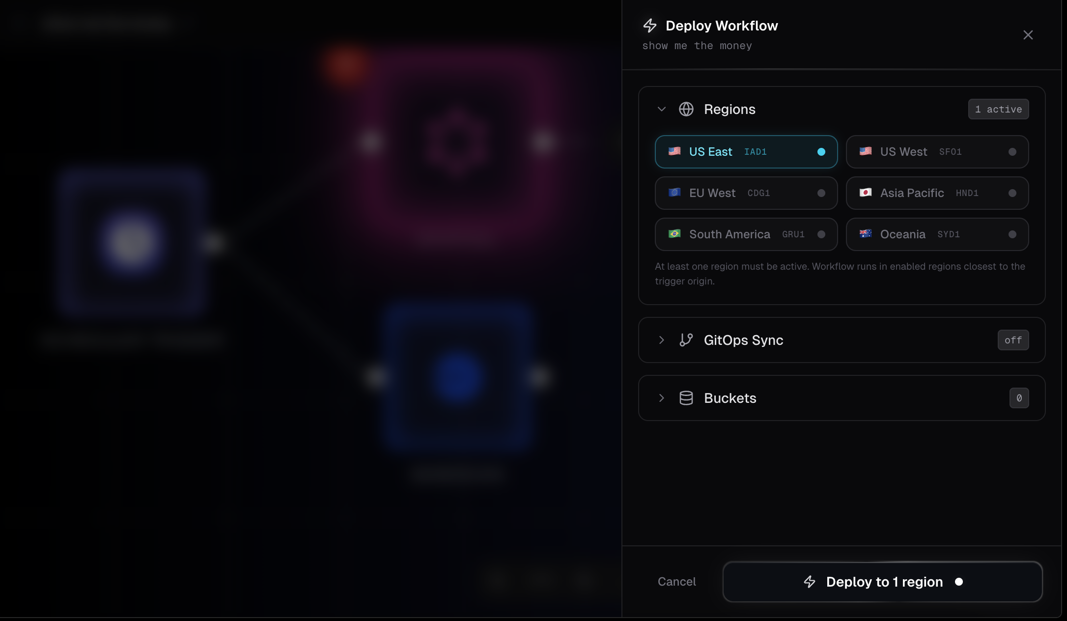Deploy & Regions | Weave Docs | Weave Docs