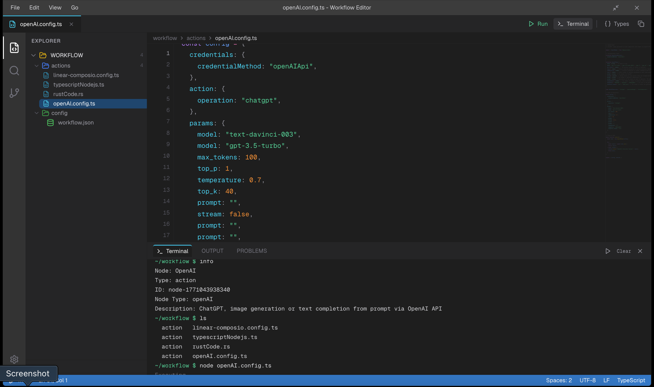 OpenAI Node (Weave CDK) | Weave Docs | Weave Docs